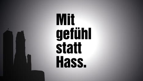 Grafik: Mitgefühl statt Hass