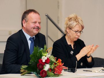 Wulf Gallert und Birke Bull