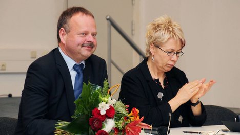 Wulf Gallert und Birke Bull